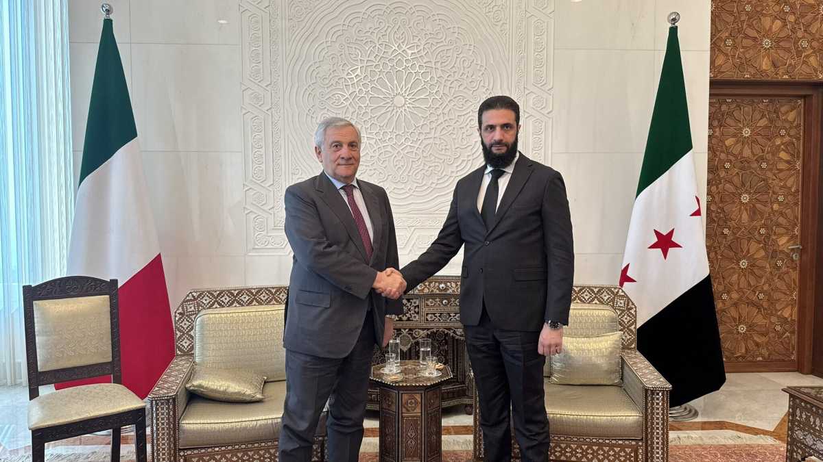 Immagine di Tajani in Siria per il controsorpasso su Parigi e Berlino. Il nodo sanzioni
