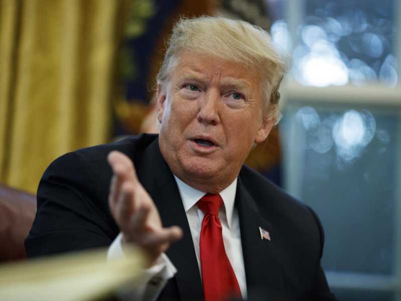 Donald Trump (foto Ap, via LaPresse)