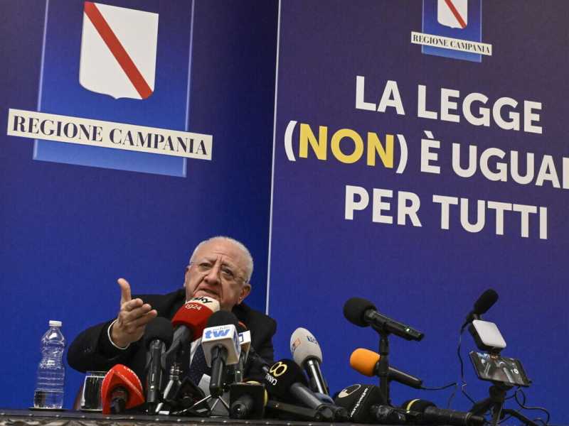 Il ricorso sul terzo mandato aiuta la trattativa De Luca-Pd