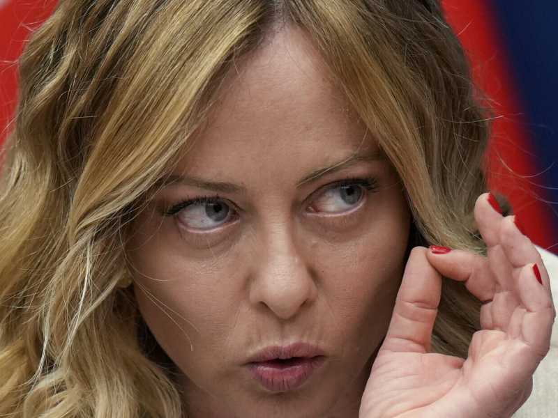 Giorgia Meloni (foto LaPresse)