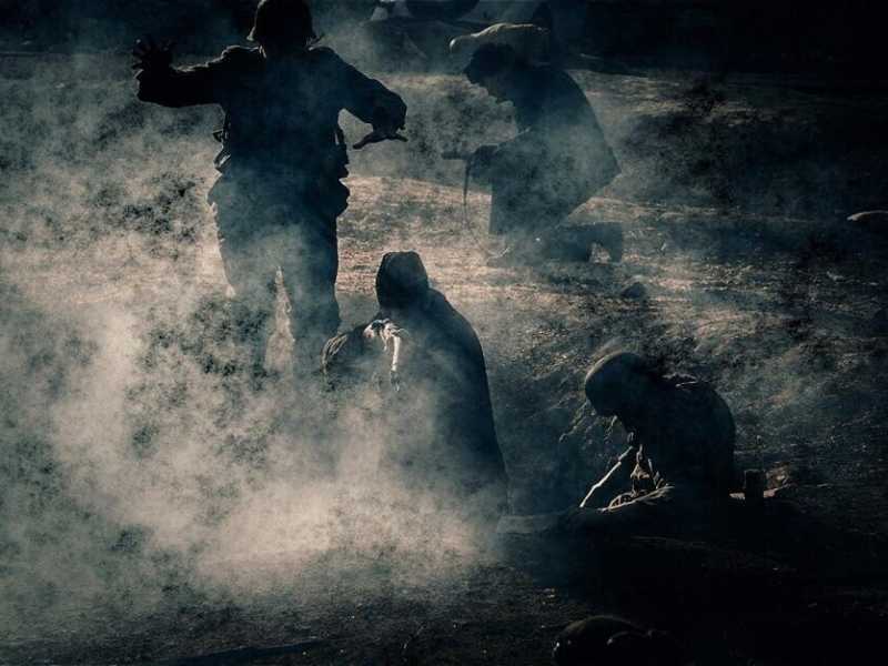 Una foto di scena di 'Stalingrad', primo film russo in 3D, con effetti tra il cartone e il videogioco, 10 novembre 2013