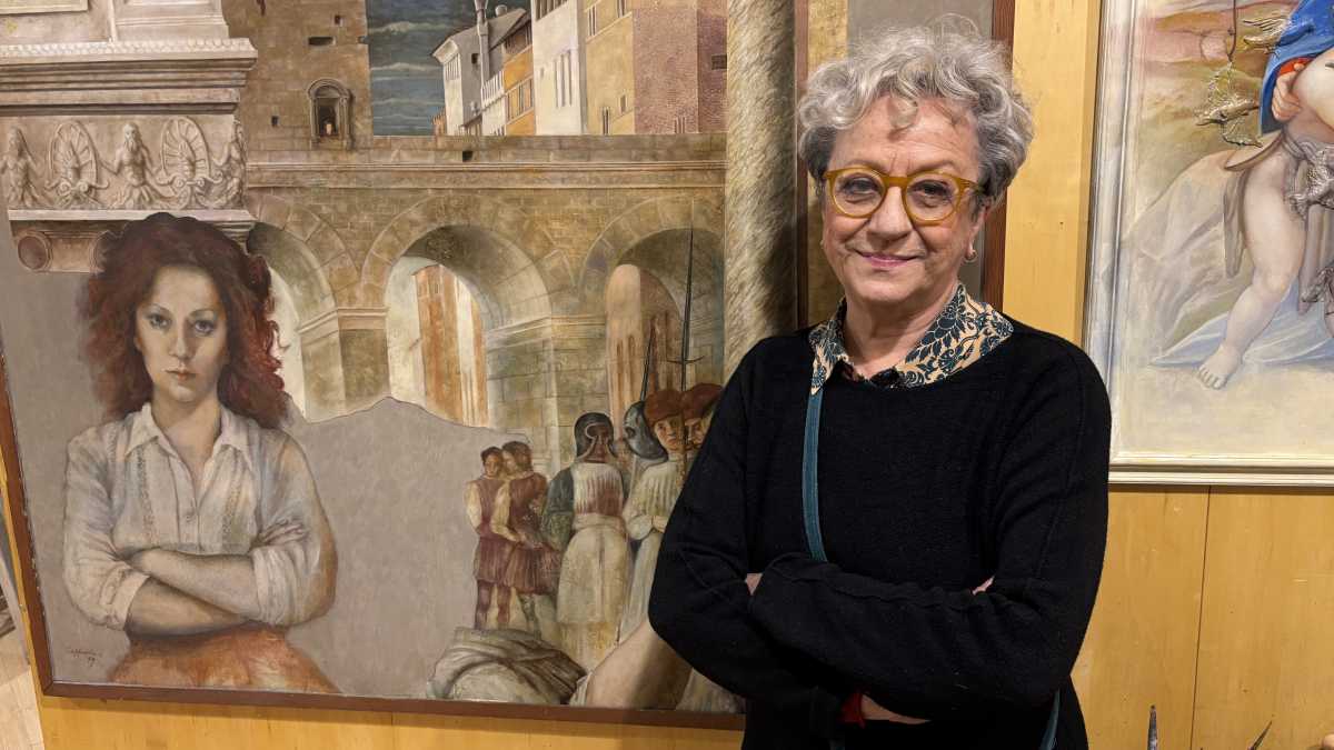 Immagine di La pittura senza schemi di Antonella Cappuccio: “L’arte è un gioco che non finisce mai”