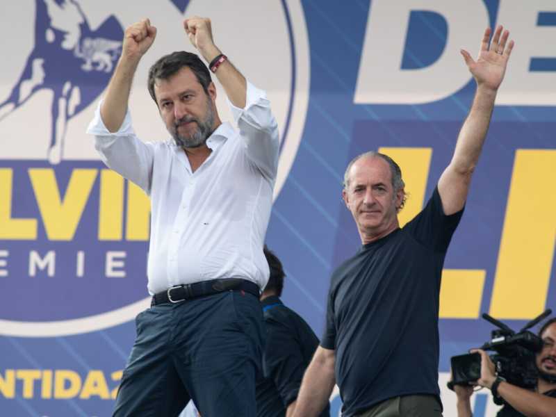 Grappa Lega: Salvini sposa la linea Zaia sul Veneto e si tutela in vista del congresso: "Stiamo uniti"