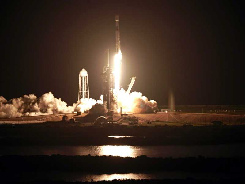 Il lancio nel 2021 del satellite Ixpe, frutto della collaborazione tra Agenzia spaziale italiana e Nasa (fofo LaPresse) <br />