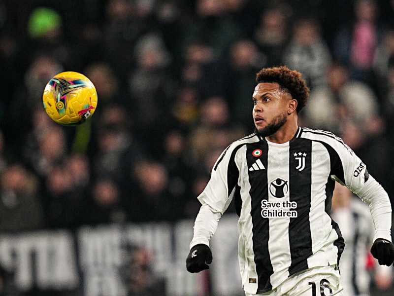 Il giocatore della Juventus Weston McKennie (foto LaPresse)