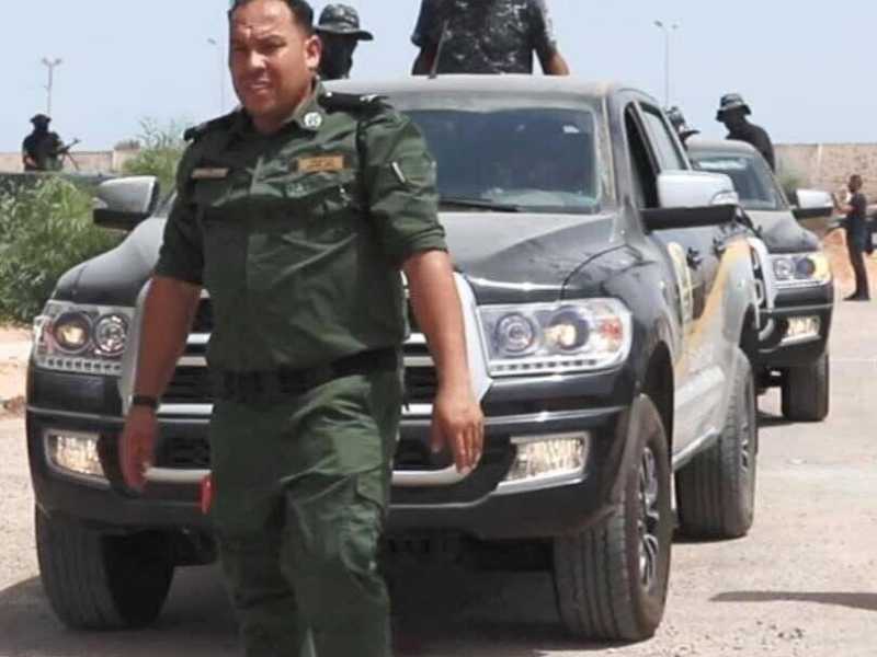 Al Masry con le insegne della polizia giudiziaria libica