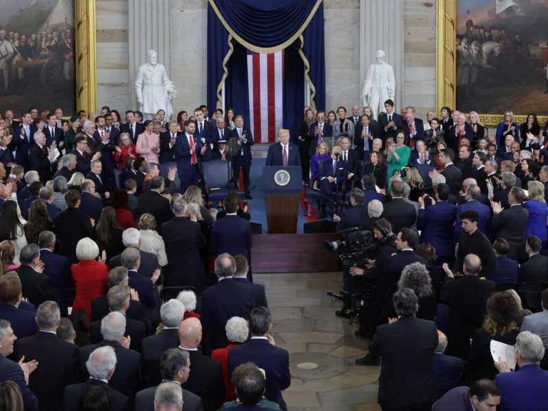 Inauguration day (Ansa)