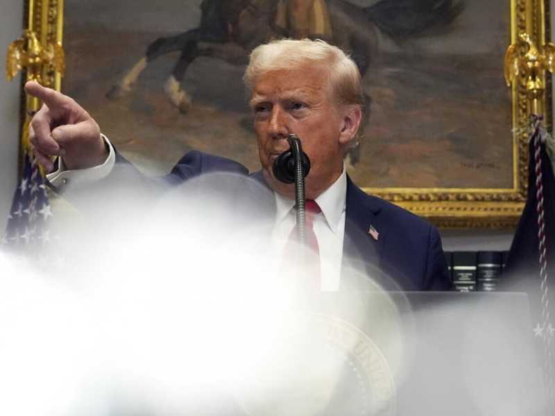 Donald Trump (foto Ap, via LaPresse)