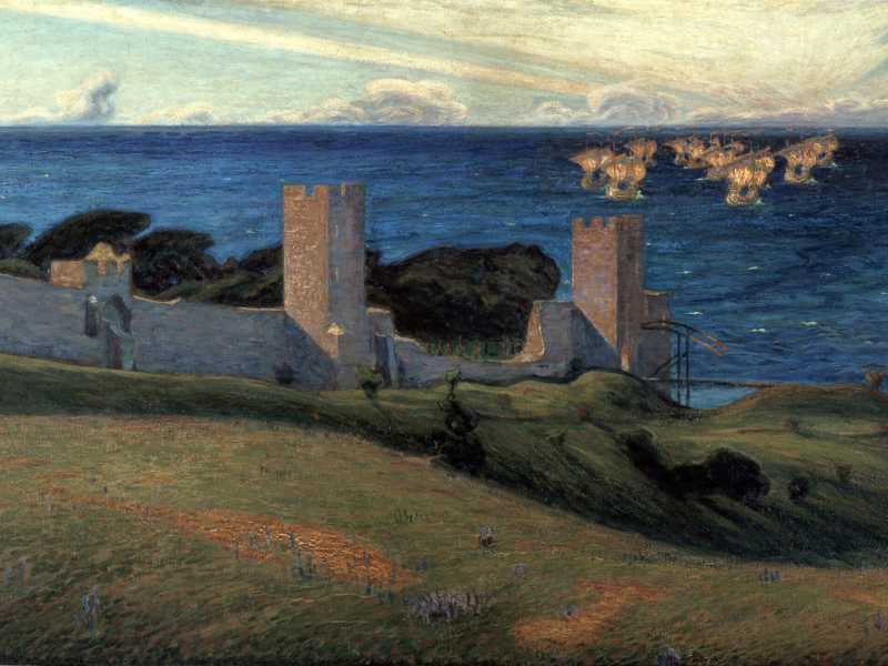 Richard Bergh, "Vision: Scene from Visby" (1894)<br />