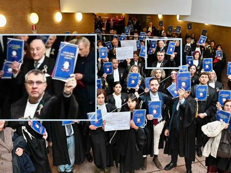 Nel riquadro il pm Gianfranco Colace (foto dalla pagina Facebook dell'Associazione nazionale magistrati)