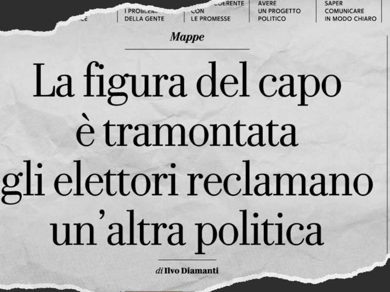 Il buon politico non è quello dei titoli di Rep.