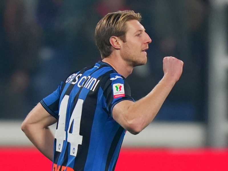 Il centrocampista dell'Atalanta Marco Brescianini (foto LaPresse)