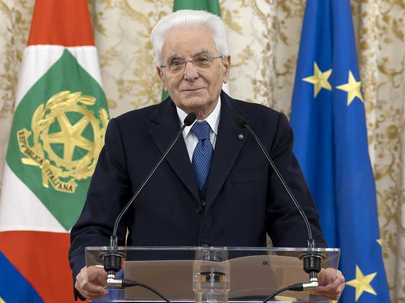 Sergio Mattarella (foto LaPresse)