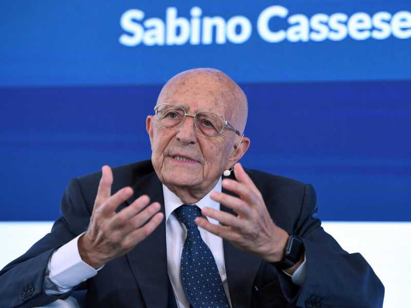 Sabino Cassese (foto Ansa)