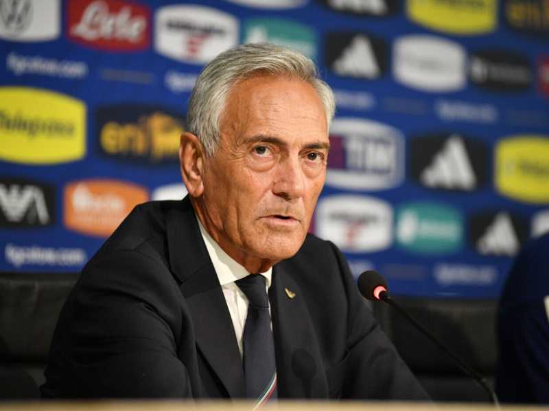 Il presidente Gabriele Gravina (foto LaPresse)