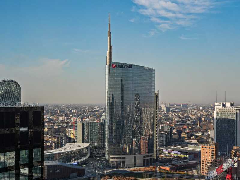 Torre Unicredit, Milano (Gian Mattia D'Alberto/Lapresse)&nbsp;<br />