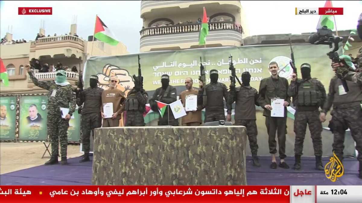 Immagine di Tre ostaggi israeliani sono stati liberati