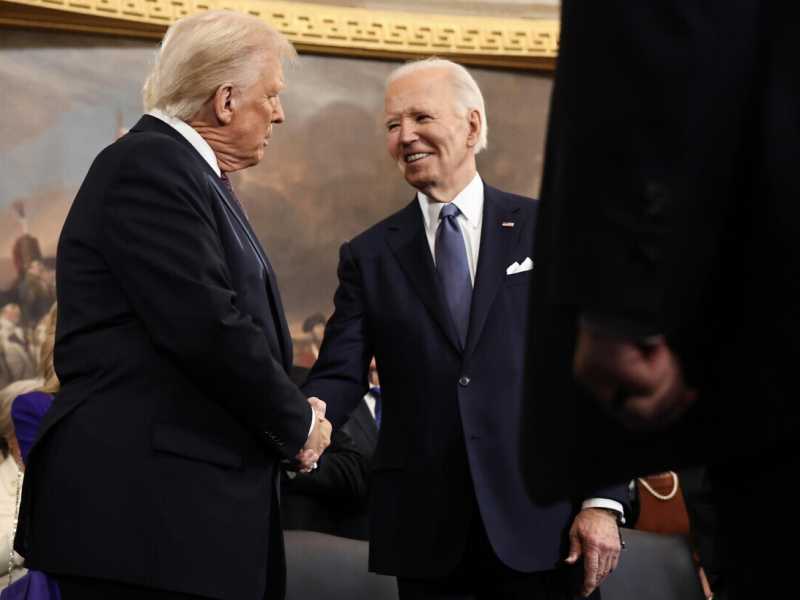 Donald Trump e Joe Biden (Ansa)