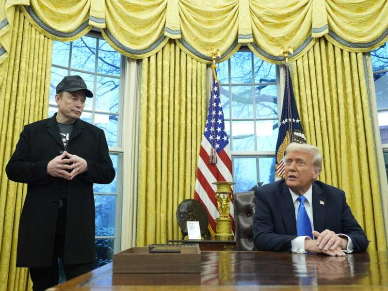 Elon Musk e Donald Trump (Ansa)