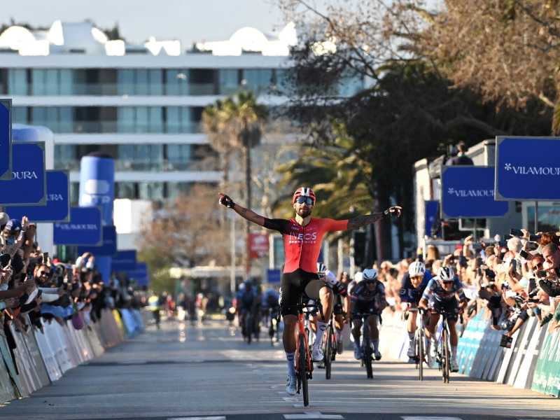 La vittoria non vittoria di Filippo Ganna alla Volta ao Algarve (foto Getty Images)
