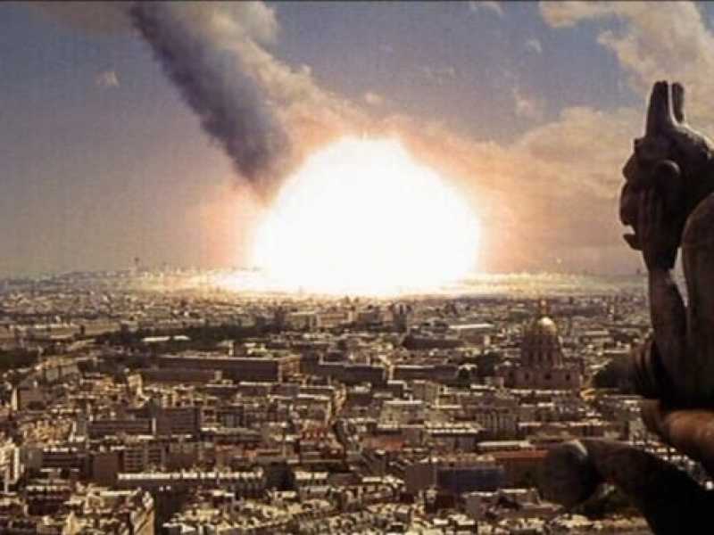 Armageddon (1998), la scena dell'impatto dell'asteroide su Parigi<br />&nbsp;<br />