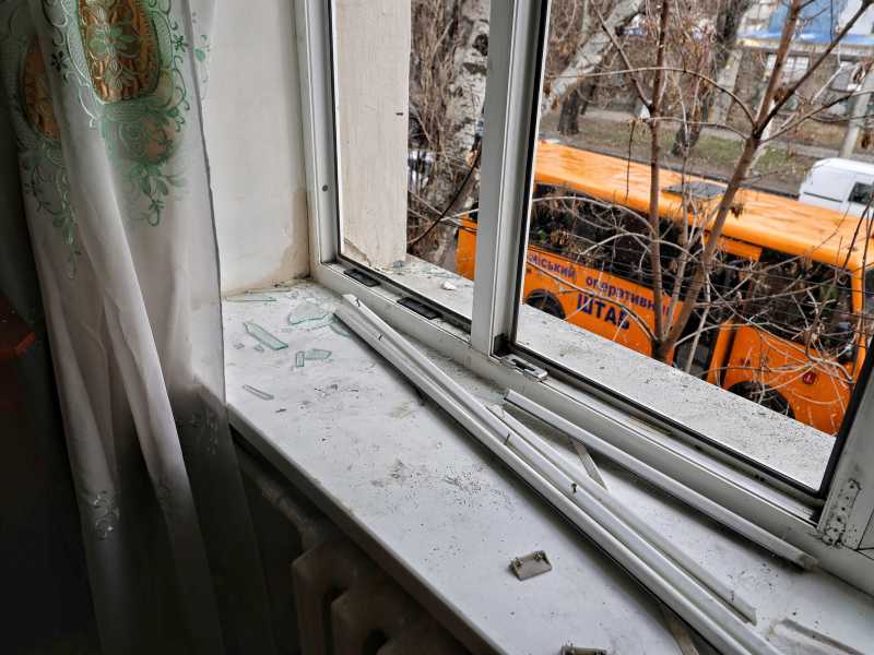 Un bus proveniente dal quartier generale di risposta rapida di Odessa (Foto di Nina Liashonok/Ukrinform/NurPhoto via Getty Images) <br />