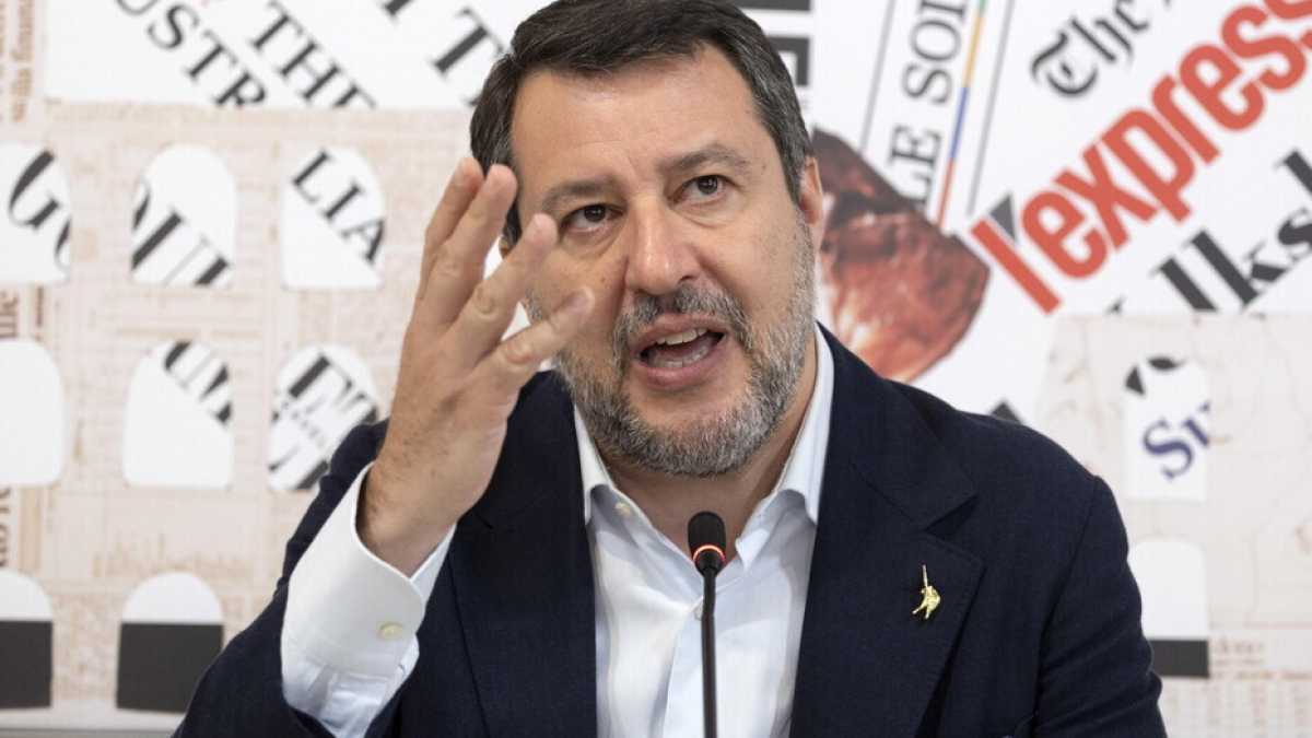 Immagine di Salvini: "Armi a Kyiv finché c'è la guerra. Ma parlare ora di invio di soldati non ha senso. Trump? L'Ue non abbia paura"