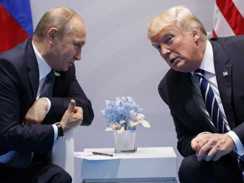  Vladimir Putin e Donald Trump (LaPresse)