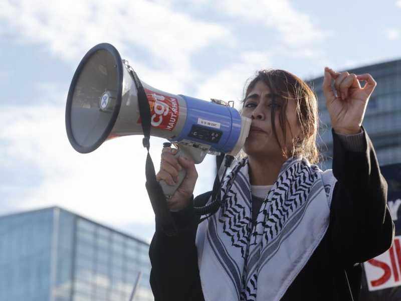 Rima Hassan (foto Ap, via LaPresse)<br />