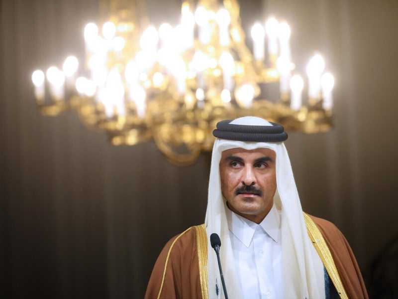 Tamim bin Hamad Al Thani, attuale emiro del Qatar (foto ANSA)
