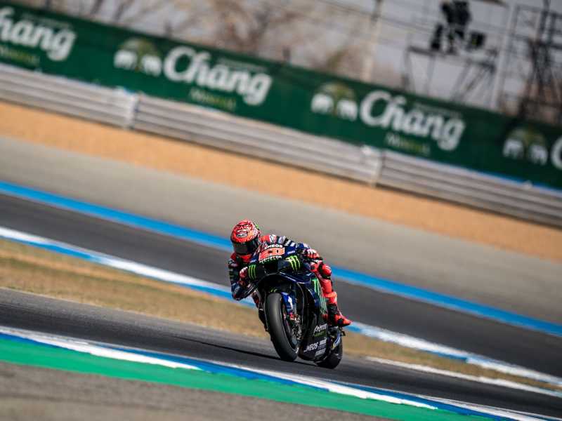 Fabio Quartanaro durante le prove del Gp di Thailandia (foto Getty Images)