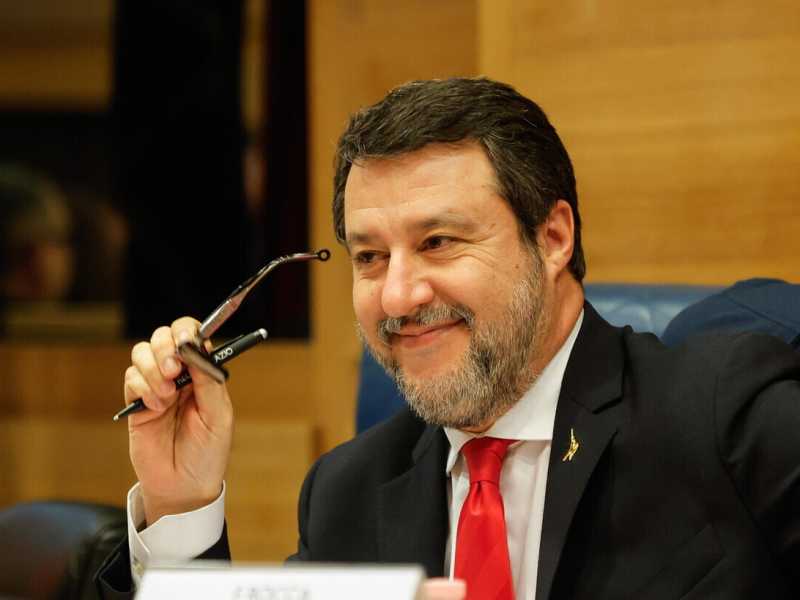 Matteo Salvini (foto Ansa)