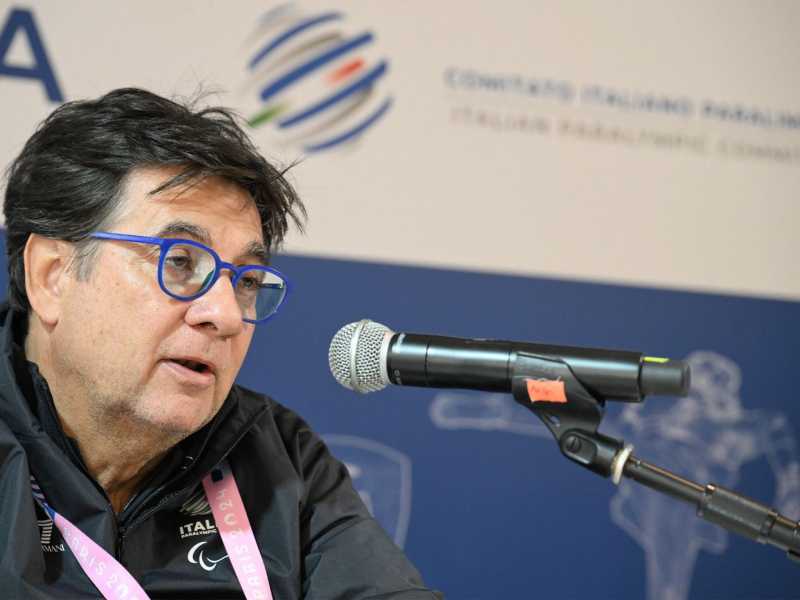 Luca Pancalli, presidente del Comitato italiano paralimpico (Foto ANSA)<div> </div>