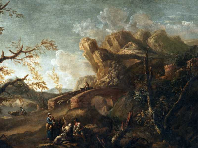 Landscape, circa 1645, di Salvator Rosa (Foto Getty)&nbsp;