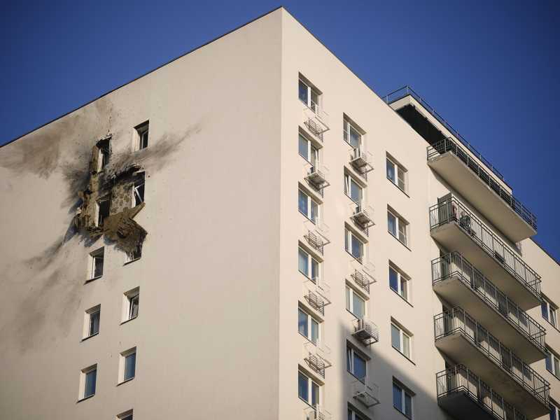 Attacco con droni a Sapronovo vicino a Mosca (LaPresse)&nbsp;<br />