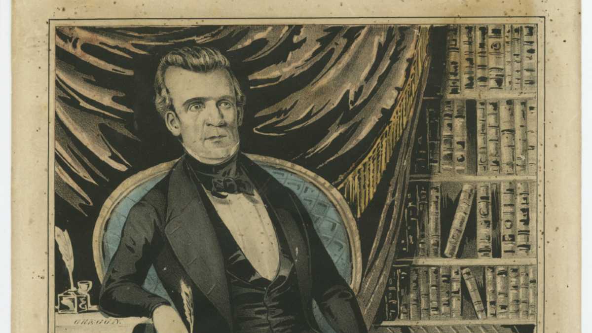 Immagine di Trump ha voluto il ritratto di James Polk, il presidente che ha espanso l’America più di tutti