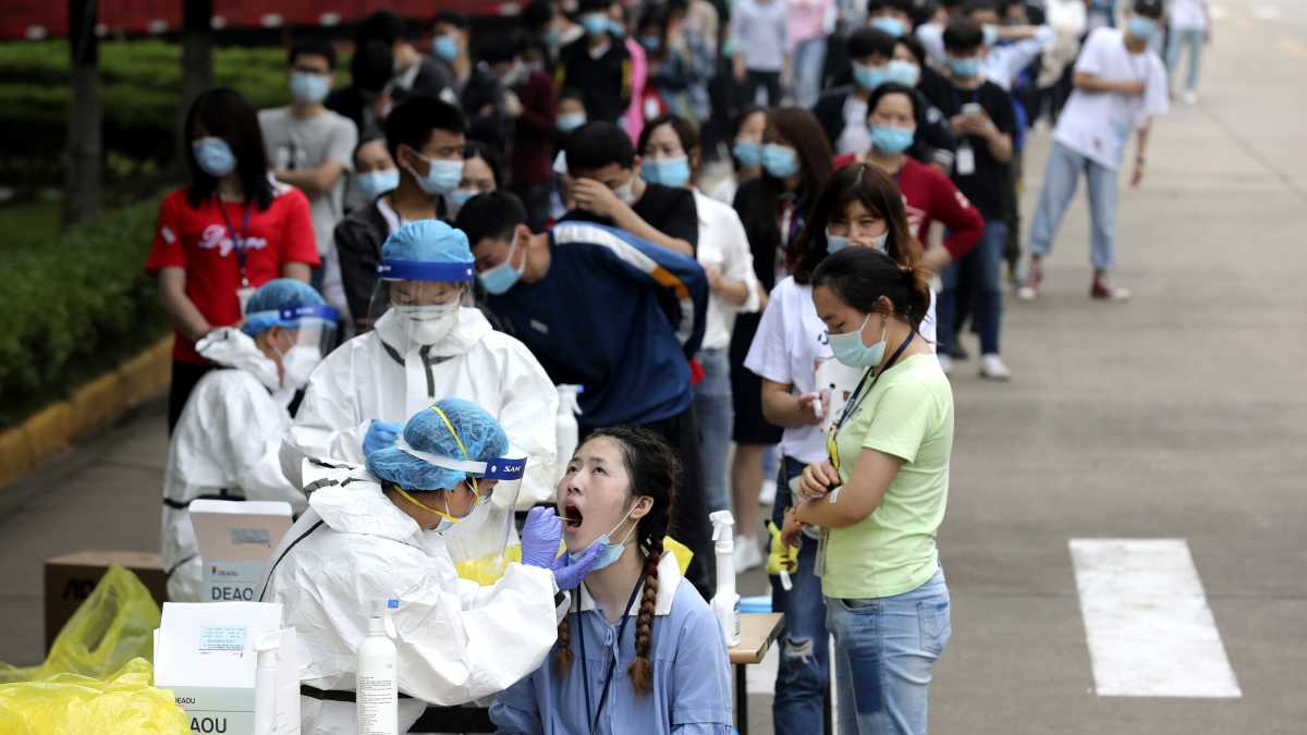 Immagine di Covid-19, virus di laboratorio. Militare