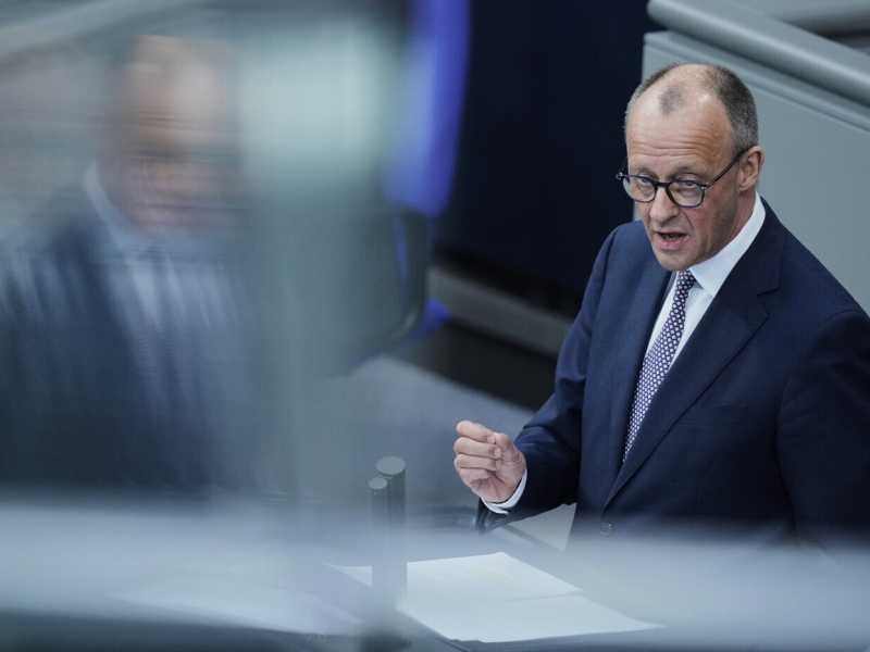Il Cancelliere entrante&nbsp;<span style="font-family: Arial, Verdana, sans-serif; font-size: 12px;">Friedrich Merz (foto Ap, via LaPresse)</span>