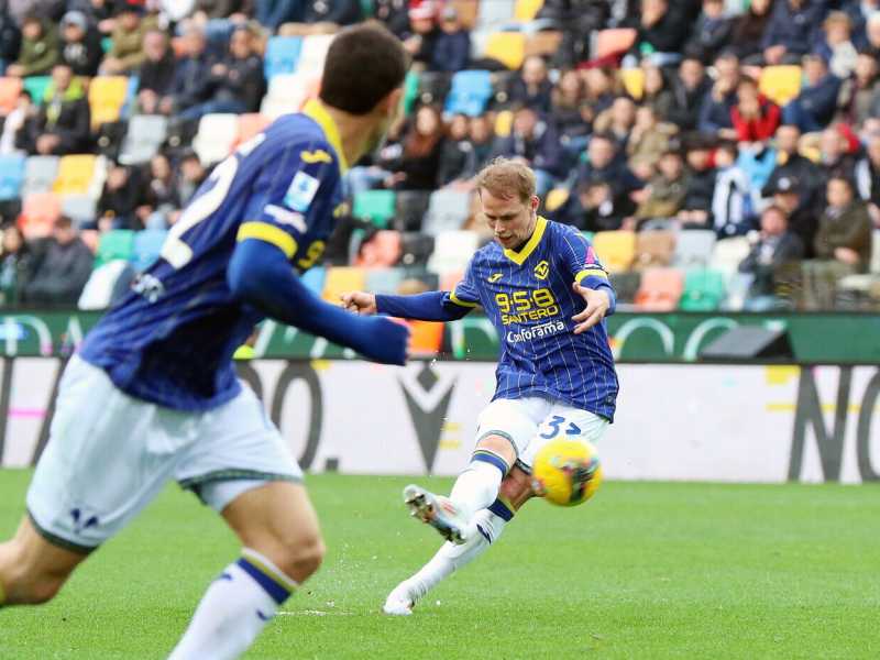 Il centocampista dell'Hellas Verona Ondrej Duda (foto LaPresse)