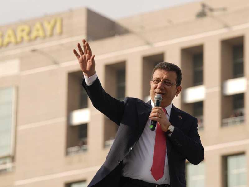 Il sindaco di Istanbul Ekrem Imamoglu (foto Ap, via LaPresse)