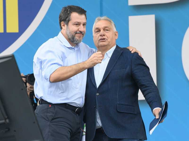 Orbán premia Salvini