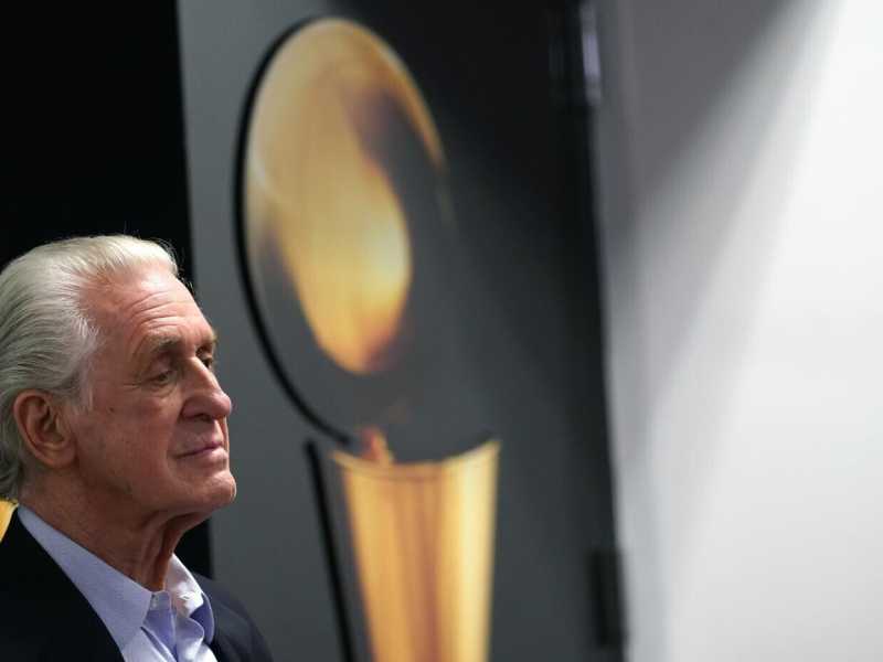 Pat Riley (foto Ap, via LaPresse)