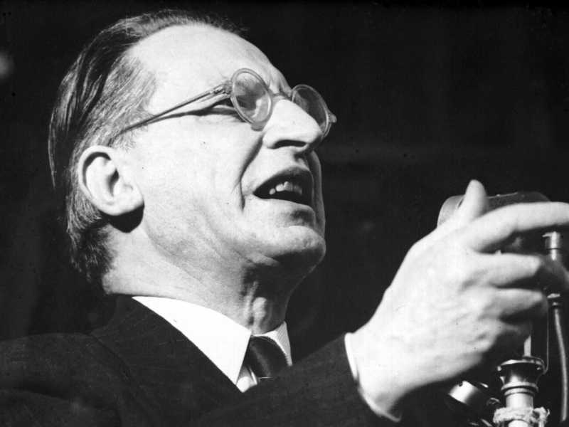 Alcide De Gasperi (foto Ansa)