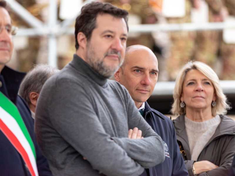 Anche Salvini al vertice sull'Ucraina a Palazzo Chigi con Meloni e Tajani