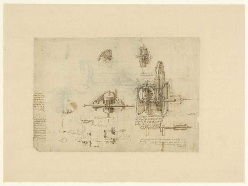 Quattro pagine del Codice Atlantico di Leonardo da Vinci vanno a Osaka