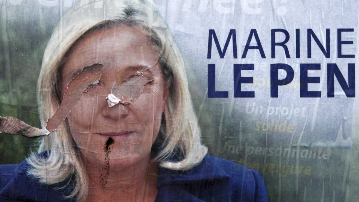 Immagine di Marine Le Pen, boia di sé stessa