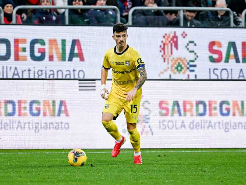 Il capitano del Parma Enrico Delprato (foto LaPresse)