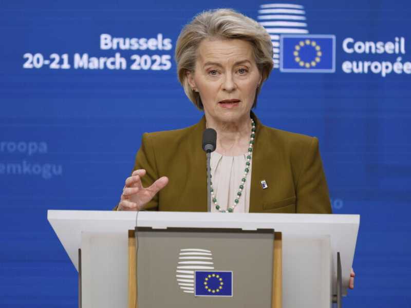 Ursula von der Leyen (foto LaPresse) <br />