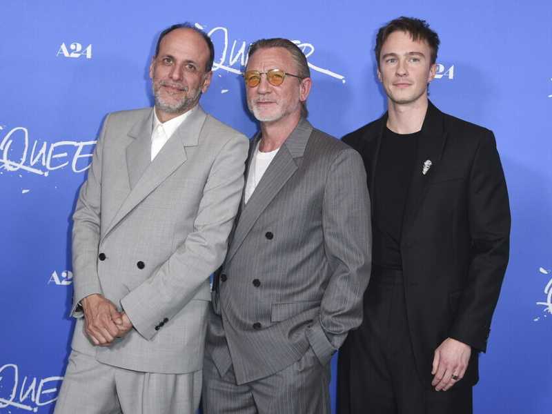 Luca Guadagnino, Daniel Craig e Drew Starkey 