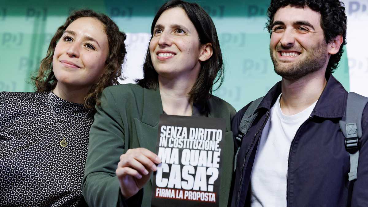 Immagine di Schlein parla di casa e fugge per un giorno le tribolazioni sulla pace (e Giuseppe Conte)